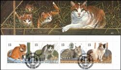 1993  Markenheftchen - Europäische Hauskatzen