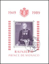 1989  40jähriges Thronjubiläum des Fürsten Rainier III.