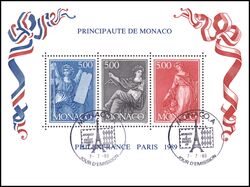 1989  Intern. Briefmarkenausstellung PHILEXFRANCE `89