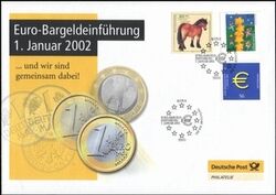 2002  Der Weg zum Euro auf Briefmarken