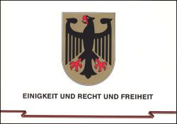1990  Postamtliches Erinnerungsblatt - 1. Jahrestag der Grenzöffnung
