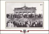 1990  Postamtliches Erinnerungsblatt - 1. Jahrestag der Grenzöffnung