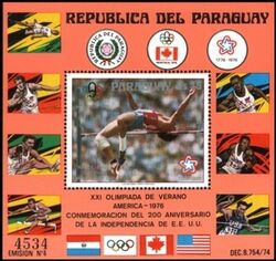 Paraguay 1976  Medaillengewinner der Olympiade in Montreal