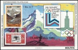 Bolivien 1979  Olympische Spiele 1980 in Lake Placid