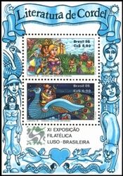 Brasilien 1986  Internationale Briefmarkenausstellung  LUBRAPEX `86