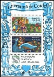 Brasilien 1986  Internationale Briefmarkenausstellung  LUBRAPEX `86