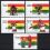 Ghana 1989  Medaillengewinner der Olympiade in Seoul