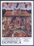 Dominica 1989  Weihnachtsblock