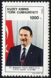 1990  Besuch von Yildirim Akbulut in Türkisch-Zypern