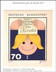 1979   Internationales Jahr des Kindes - Briefmarken-Grafik