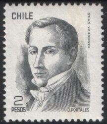 1977  Freimarke: Diego Portales