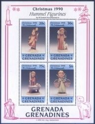Grenada-Grenadinen 1991  Weihnachtsblock