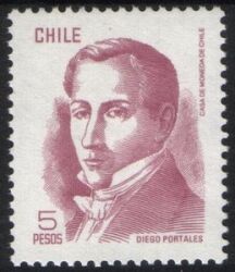 1985  Freimarke: Diego Portales