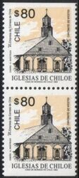 1993  Freimarken: Kirchen auf der Insel Chiloe