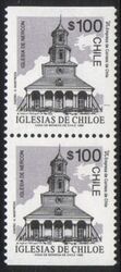 1993  Freimarken: Kirchen auf der Insel Chiloe aus MH