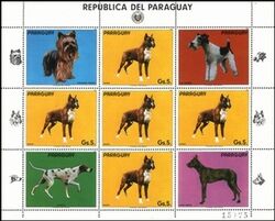 Paraguay 1984  Hunde - Boxer