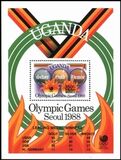Uganda 1989  Medaillengewinner der Olympiade in Seoul