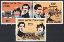 Elfenbeinküste 1981  Hochzeit v. Prinz Charles u. Lady Diana Spencer