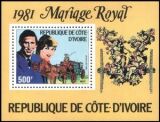 Elfenbeinküste 1981  Hochzeit v. Prinz Charles u....