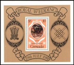 Grenada 1981  Hochzeit von Prinz Charles und Lady Diana