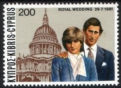 1981  Hochzeit von Prinz Charles und Lady Diana Spencer