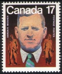 Canada 1981  Geburtstag von Aaron R. Mosher