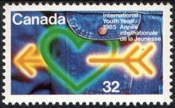 Canada 1985  Internationales Jahr der Jugend