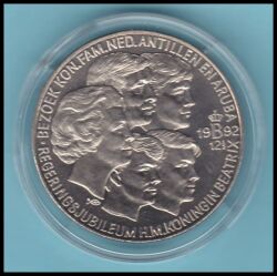 Nederland - 1992  10 ECU  Regierungsjubiläum