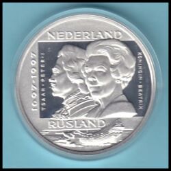 Nederland - 1997  25 ECU  300 Jahre Nederland/Rußland