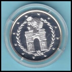 Gibraltar - 1995  14 ECU  Frankreich für Europa