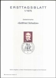 1975  Amtliche Ersttagsblätter im kompl. Jahrgang