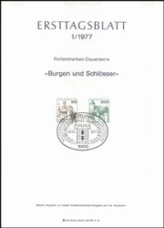 1977  Amtliche Ersttagsblätter im kompl. Jahrgang