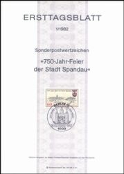 1982  Amtliche Ersttagsblätter im kompl. Jahrgang