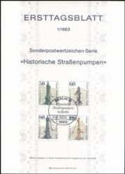 1983  Amtliche Ersttagsblätter im kompl. Jahrgang