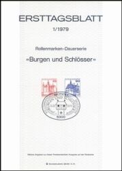 1979  Amtliche Ersttagsblätter im kompl. Jahrgang