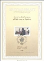 1987  Amtliche Ersttagsblätter im kompl. Jahrgang