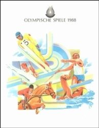 - Olympischen Spiele 1988 -  Vordruckalben