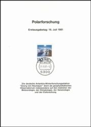 1981  Deutsche Post Jahrespostkalender - Sonderblätter