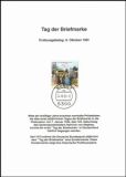 1982  Deutsche Post Jahrespostkalender - Sonderblätter