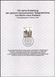 1983  Deutsche Post Jahrespostkalender - Sonderbltter