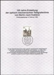 1983  Deutsche Post Jahrespostkalender - Sonderblätter