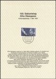 1985  Deutsche Post Jahrespostkalender - Sonderblätter
