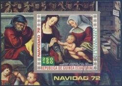 1972  Weihnachten : Madonnengemälde