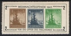 1945  Weihnachten: Blockausgabe Thüringen
