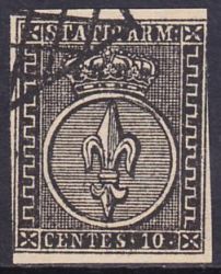 Parma 1852 - Freimarke: Wappen