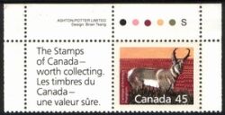Canada 1990  Freimarken: Säugetiere mit Zierfeld