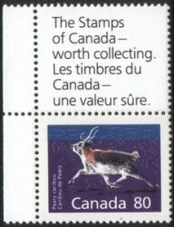 Canada 1990  Freimarken: Sugetiere mit Zierfeld