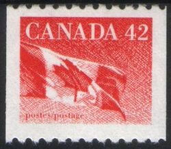 Canada 1991  Freimarken: Staatsflagge aus Rolle