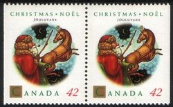 Canada 1992  Weihnachten aus Markenheftchen