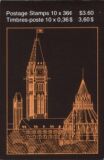 Canada 1987  Parlamentsgebäude - Markenheftchen